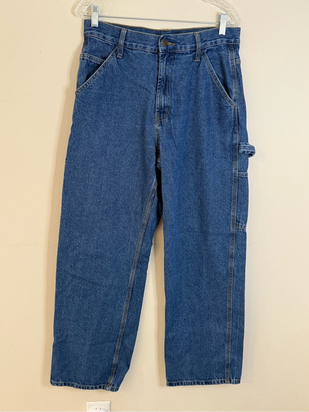 Rural King straight leg cargo jeans medium wash 32”x30”